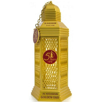 Al Haramain Ladies 50 Years Golden Oudh EDP Spray 3.3 oz (Tester) - Luxurious Fragrance Available Online in Hong Kong & China