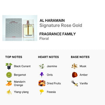 Al Haramain Ladies Signature Rose Gold EDP Spray 3.4 oz - Luxurious Fragrance Available Online in Hong Kong & China