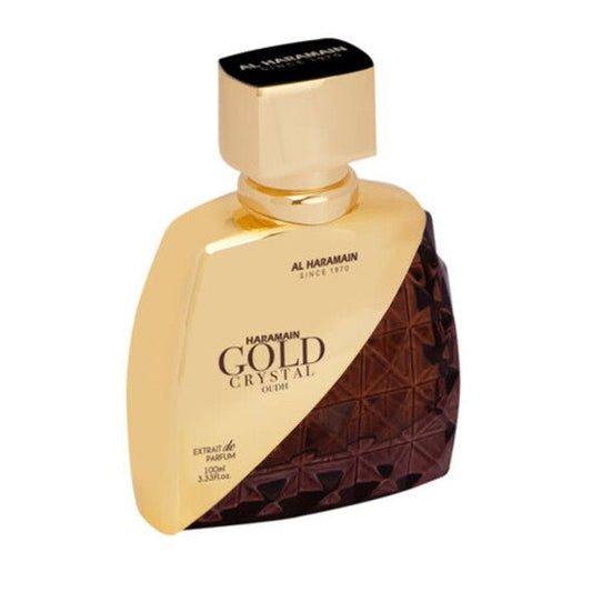 Al Haramain Men's Gold Crystal Oudh Extrait de Parfum Spray 3.4 oz (Tester) Fragrances (Wholesale) - Luxurious Fragrance Available Online in Hong Kong & China