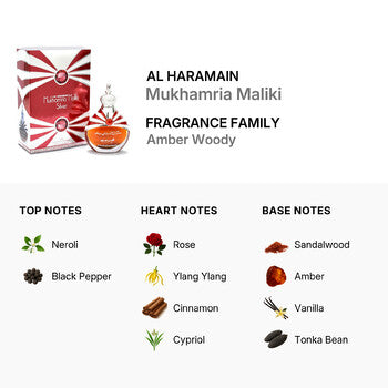 Al Haramain Men's Mukhamria Maliki Perfume Oil 1.0 oz (Wholesale) - Luxurious Fragrance Available Online in Hong Kong & China