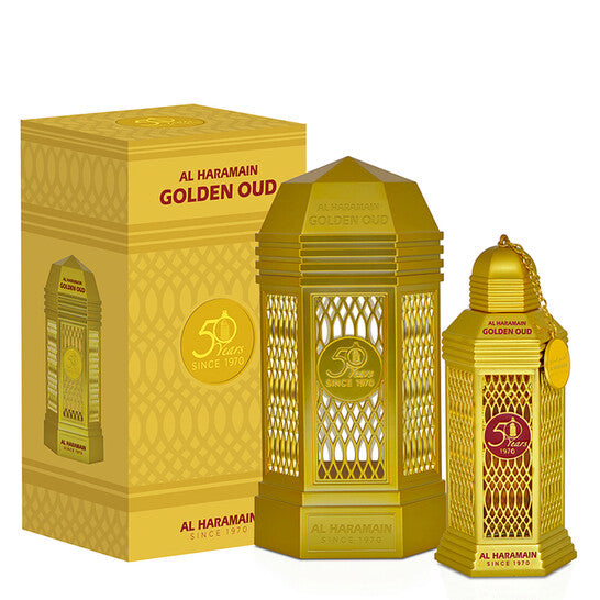 Al Haramain Unisex 50 Years Golden Oudh EDP 3.4 oz Fragrances (Wholesale) - Luxurious Fragrance Available Online in Hong Kong & China