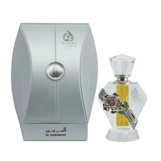 Al Haramain Unisex Almas Silver Perfume Oil 0.33 oz Fragrances - Luxurious Fragrance Available Online in Hong Kong & China