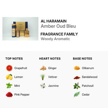 Al Haramain Unisex Amber Oud Bleu Gift Set (Wholesale) - Luxurious Fragrance Available Online in Hong Kong & China