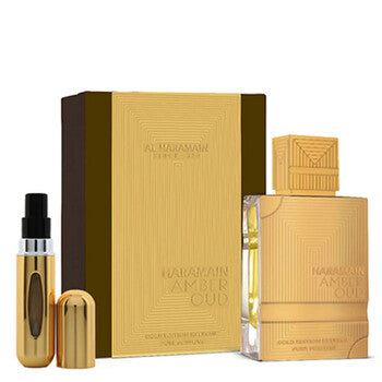 Al Haramain Unisex Amber Oud Gold Edition Extreme Pure Perfume Gift Set - Luxurious Fragrance Available Online in Hong Kong & China