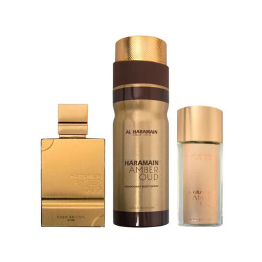 Al Haramain Unisex Amber Oud Gold Edition (Tester) 3pcs EDP Gift Set Fragrances - Luxurious Fragrance Available Online in Hong Kong & China