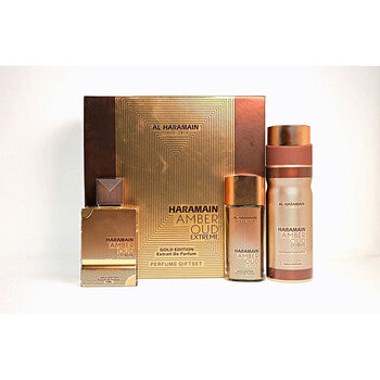 Al Haramain Unisex Amber Oud Gold Extreme Gift Set Fragrances (Wholesale) - Luxurious Fragrance Available Online in Hong Kong & China