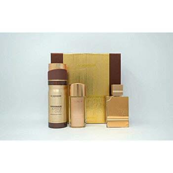 Al Haramain Unisex Amber Oud Gold Gift Set - Luxurious Fragrance Available Online in Hong Kong & China