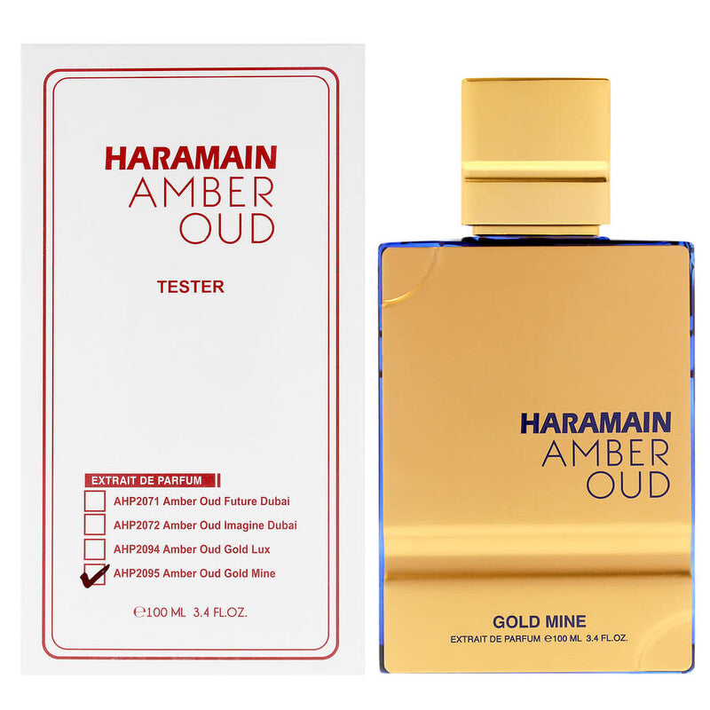 Al Haramain Unisex Amber Oud Gold Mine Extrait de Parfum Spray 3.4 oz (Tester) Fragrances (Wholesale) - Luxurious Fragrance Available Online in Hong Kong & China