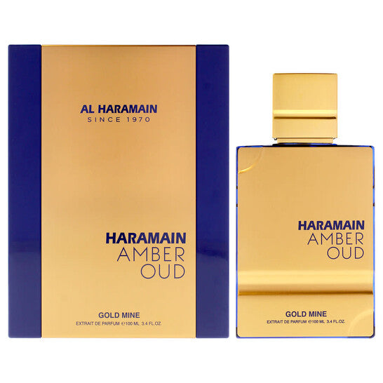 Al Haramain Unisex Amber Oud Gold Mine Extrait de Parfum Spray 3.4 oz Fragrances - Luxurious Fragrance Available Online in Hong Kong & China