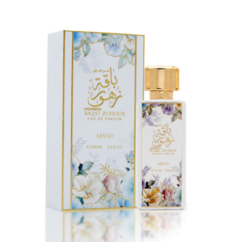 Al Haramain Unisex Baqat Zuhoor Abyad EDP Spray 3.38 oz Fragrances - Luxurious Fragrance Available Online in Hong Kong & China