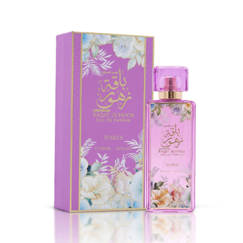 Al Haramain Unisex Baqat Zuhoor Wardi EDP Spray 3.38 oz Fragrances - Luxurious Fragrance Available Online in Hong Kong & China