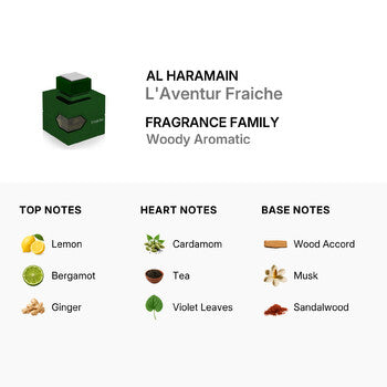 Al Haramain Unisex L'Aventur Fraiche EDP Spray 3.38 oz (Tester) Fragrances (Wholesale) - Luxurious Fragrance Available Online in Hong Kong & China