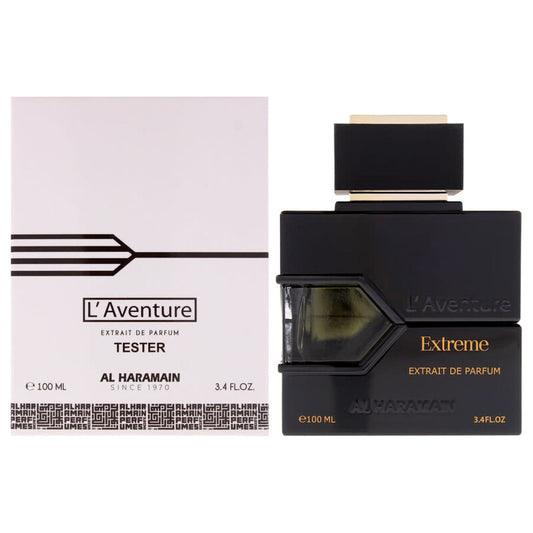 Al Haramain Unisex L'Aventure Extreme Extrait de Parfum Spray 3.4 oz (Tester) Fragrances (Wholesale) - Luxurious Fragrance Available Online in Hong Kong & China
