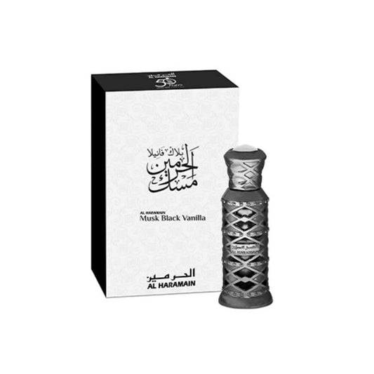 Al Haramain Unisex Musk Black Vanilla Perfume Oil 0.4 oz Fragrances - Luxurious Fragrance Available Online in Hong Kong & China