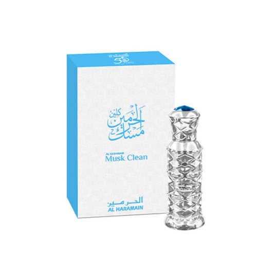 Al Haramain Unisex Musk Clean Perfume Oil 0.4 oz Fragrances - Luxurious Fragrance Available Online in Hong Kong & China
