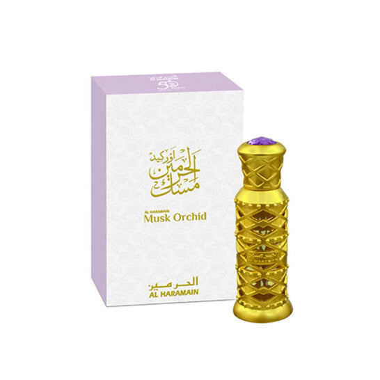 Al Haramain Unisex Musk Orchid Perfume Oil 0.4 oz Fragrances - Luxurious Fragrance Available Online in Hong Kong & China