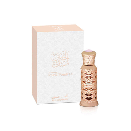 Al Haramain Unisex Musk Poudree Perfume Oil 0.4 oz Fragrances - Luxurious Fragrance Available Online in Hong Kong & China
