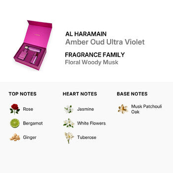 Al Haramain Unisex Ultra Violet Gift Set Fragrances (Wholesale) - Luxurious Fragrance Available Online in Hong Kong & China