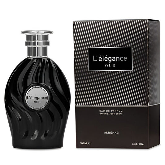 Al Rehab Men's L'elegance Oud EDP Spray 3.4 oz - Luxurious Fragrance Available Online in Hong Kong & China