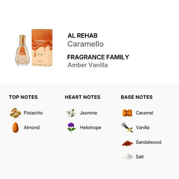Al Rehab Unisex Caramello EDP Spray 1.65 oz Fragrances (Wholesale) - Luxurious Fragrance Available Online in Hong Kong & China