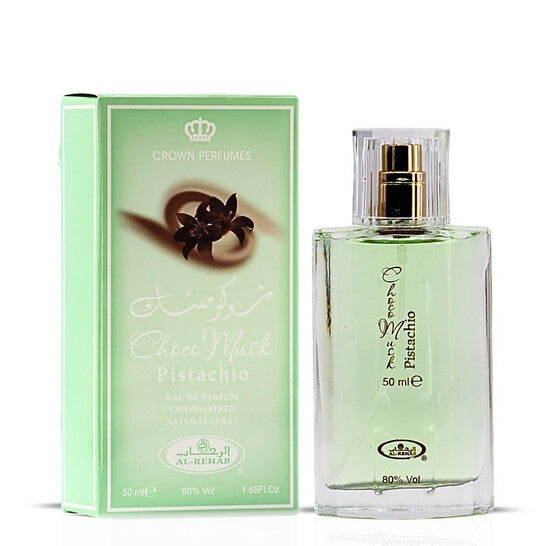 Al Rehab Unisex Choco Musk Pistachio EDP Spray 1.65 oz Fragrances (Wholesale) - Luxurious Fragrance Available Online in Hong Kong & China