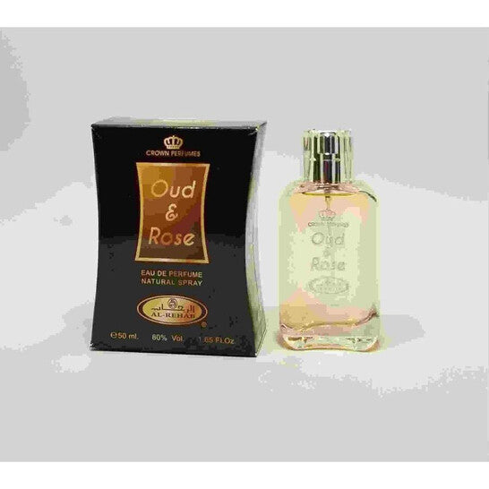 Al Rehab Unisex Oud & Rose EDP Spray 1.65 oz Fragrances (Wholesale) - Luxurious Fragrance Available Online in Hong Kong & China