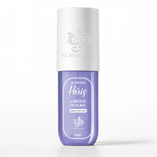 Al Wataniah Unisex Bonjour Paris Body Mist 3 oz Fragrances (Wholesale) - Luxurious Fragrance Available Online in Hong Kong & China