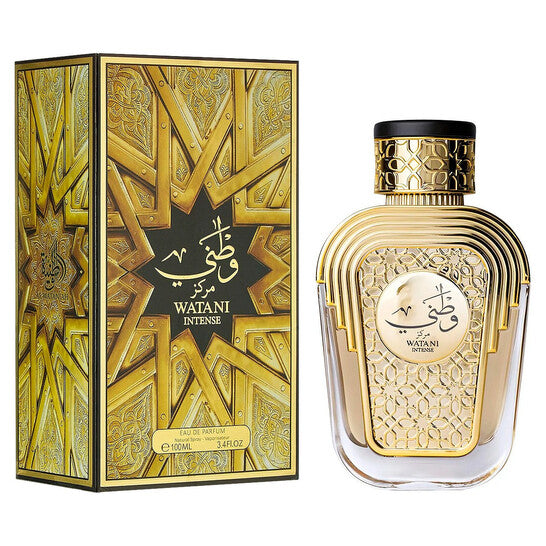 Al Wataniah Unisex Watani Intense Gold EDP Spray 3.4 oz Fragrances - Luxurious Fragrance Available Online in Hong Kong & China