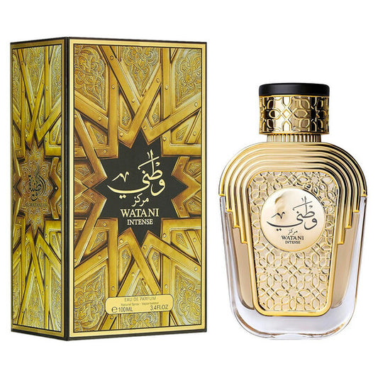 Al Wataniah Unisex Watani Intense Gold EDP Spray 3.4 oz Fragrances - Luxurious Fragrance Available Online in Hong Kong & China