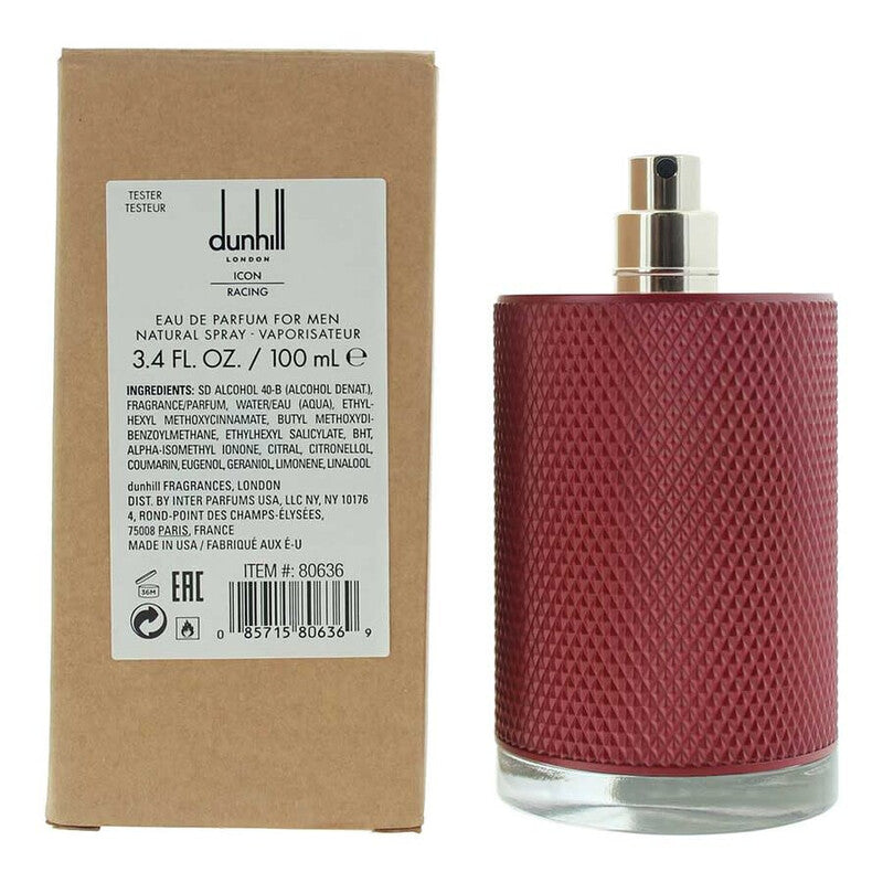 Alfred Dunhill Men's Icon Racing Red EDP Spray 3.38 oz (Tester) Fragrances - Luxurious Fragrance Available Online in Hong Kong & China
