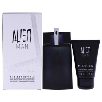 Thierry Mugler Alien Man by Thierry Mugler for Men - 2 Pc Gift Set 3.4 oz EDT Spray, 1.7oz Hair and Body Shampoo - Luxurious Fragrance Available Online in Hong Kong & China