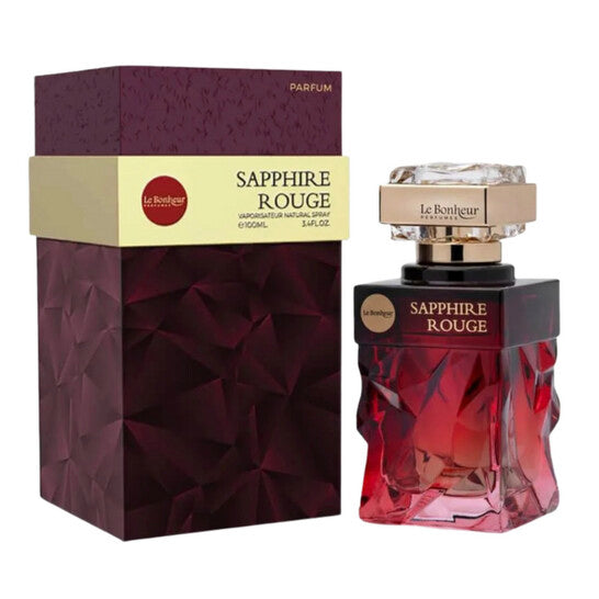 Le Bonheur Unisex Sapphire Rouge EDP Spray 3.4 oz Fragrances (Wholesale) - Luxurious Fragrance Available Online in Hong Kong & China