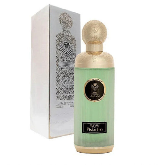 Almas Unisex WOW Pistachio EDP Spray 6.7 oz Fragrances (Wholesale) - Luxurious Fragrance Available Online in Hong Kong & China