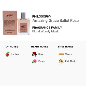 Philosophy Amazing Grace Ballet Rose by Philosophy for Women - 4 oz EDT Spray (Wholesale) - Luxurious Fragrance Available Online in Hong Kong & China