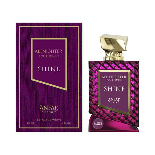 Anfar Ladies All Nighter Shine Extrait de Parfum Spray 3.4 oz - Luxurious Fragrance Available Online in Hong Kong & China