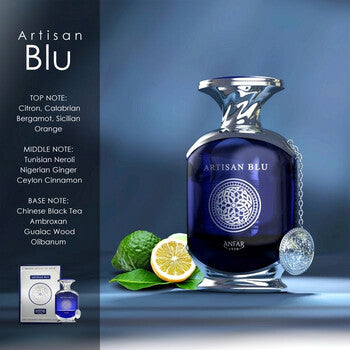 Anfar Men's Artisan Blu Extrait de Parfum Spray 3.4 oz - Luxurious Fragrance Available Online in Hong Kong & China