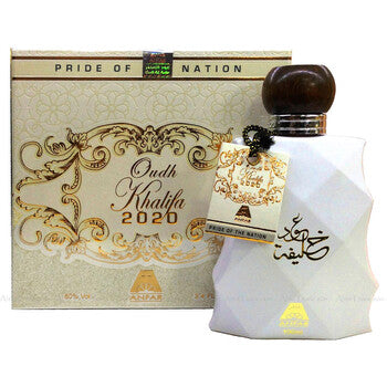 Anfar Unisex Oudh Khalifa White 2020 EDP Spray 3.4 oz - Luxurious Fragrance Available Online in Hong Kong & China