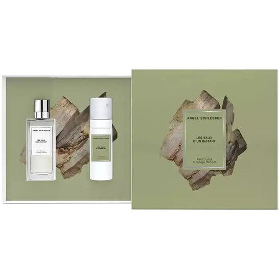 Angel Schlesser Unisex Profound Orange Wood EDT Gift Set Fragrances - Luxurious Fragrance Available Online in Hong Kong & China