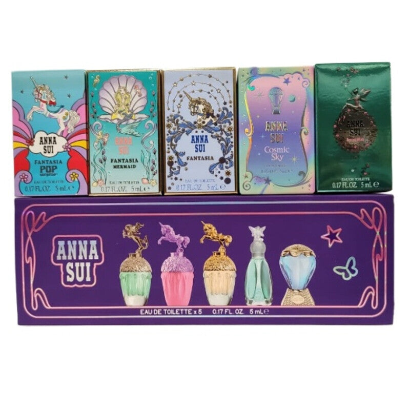 Anna Sui Miniature Compact 5Pc EDT Gift Set Fragrances  - Luxurious Fragrance Available Online in Hong Kong & China