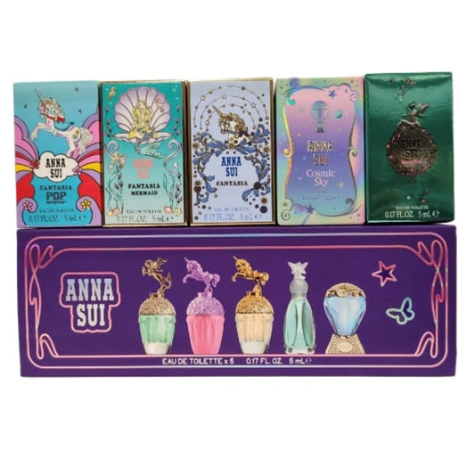 Anna Sui Miniature Compact 5Pc EDT Gift Set Fragrances  (Wholesale) - Luxurious Fragrance Available Online in Hong Kong & China