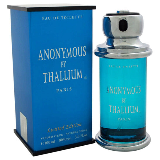 Yves De Sistelle Anonymous By Thallium by Yves De Sistelle for Men - 3.3 oz EDT Spray (Limited Edition) (Wholesale) - Luxurious Fragrance Available Online in Hong Kong & China
