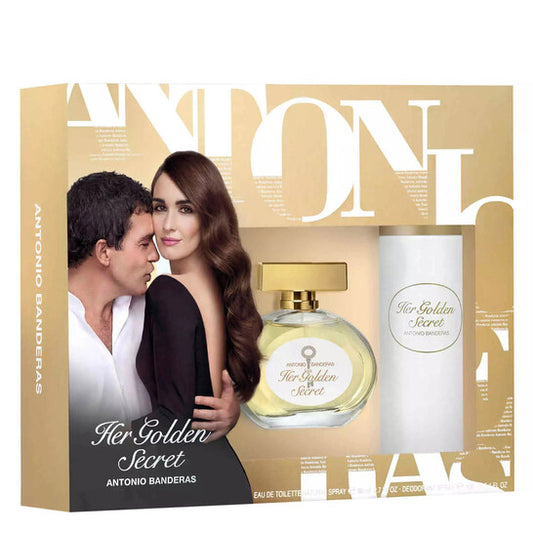 Antonio Banderas Ladies Her Golden Secret Gift Set Fragrances - Luxurious Fragrance Available Online in Hong Kong & China