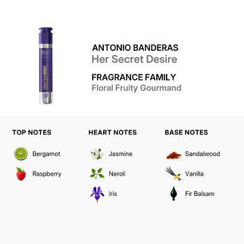 Antonio Banderas Ladies Her Secret Desire EDT 1 oz (Wholesale) - Luxurious Fragrance Available Online in Hong Kong & China