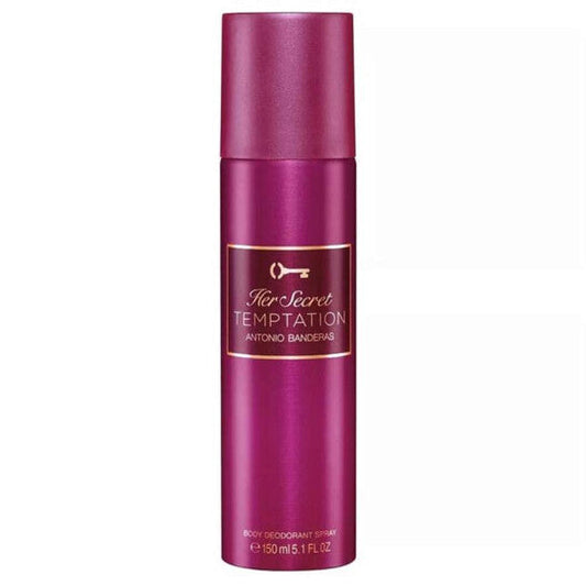 Antonio Banderas Ladies Her Secret Temptation Deodorant Body Spray Spray 5.07 oz Bath & Body (Wholesale) - Luxurious Fragrance Available Online in Hong Kong & China