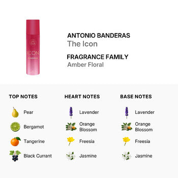 Antonio Banderas Ladies The Icon Deodorant Body Spray Spray 5.07 oz Bath & Body (Wholesale) - Luxurious Fragrance Available Online in Hong Kong & China