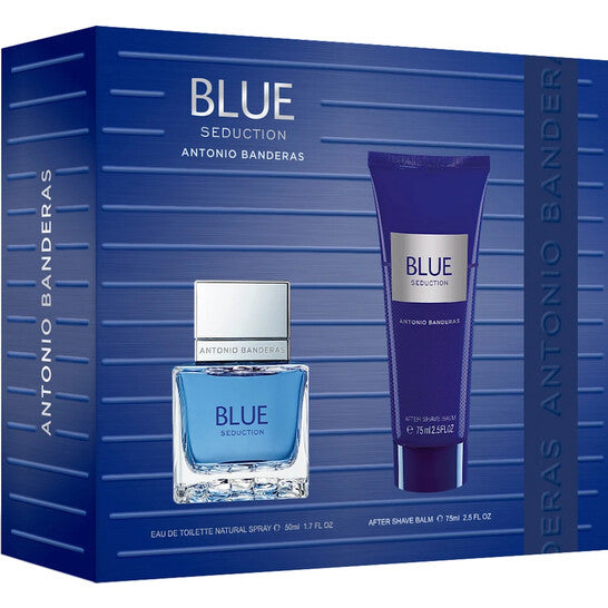 Antonio Banderas Men's Blue Seduction 2pcs EDT Gift Set Fragrances - Luxurious Fragrance Available Online in Hong Kong & China