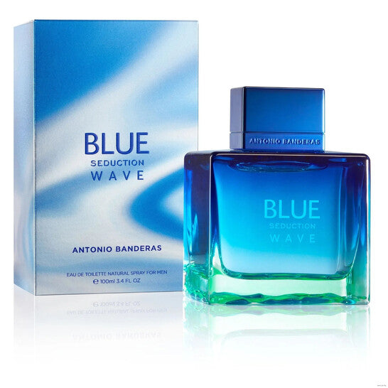 Antonio Banderas Men's Blue Seduction Wave EDT Spray 3.4 oz Fragrances - Luxurious Fragrance Available Online in Hong Kong & China