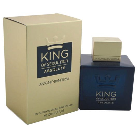 Antonio Banderas Men's King Of Seduction Absolute EDT Spray 3.4 oz Fragrances - Luxurious Fragrance Available Online in Hong Kong & China