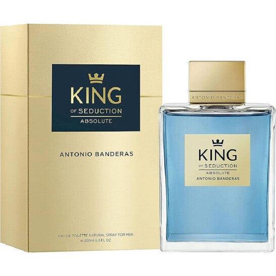 Antonio Banderas Men's King of Seduction Absolute EDT Spray 6.8 oz - Luxurious Fragrance Available Online in Hong Kong & China