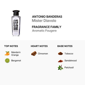 Antonio Banderas Men's Mister Diavolo EDT Spray 3.4 oz Fragrances (Wholesale) - Luxurious Fragrance Available Online in Hong Kong & China